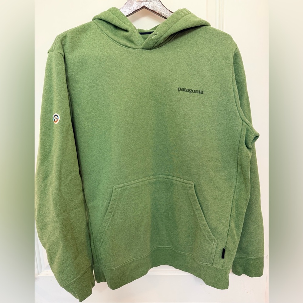 Patagonia Men's Green Fitz Roy Icon Uprisal Hoody